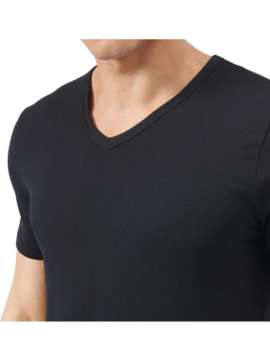 Active Flex Cotton Ανδρικές Φανέλες Black 2Pack