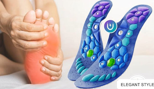 Magnetische Einlegesohlen Für Schuhe Zur Druckpunktmassage Mit Verstellbarer Größe