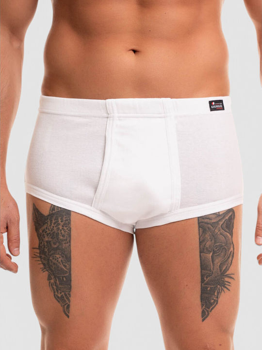 Men's White Slip