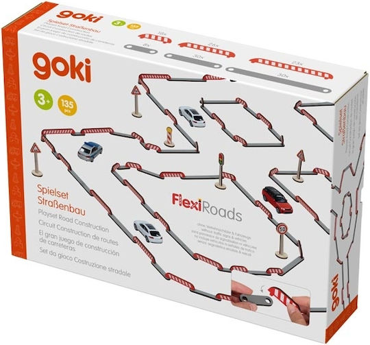 Wooden Flexiroads Construction Toy for Children Aged 3+