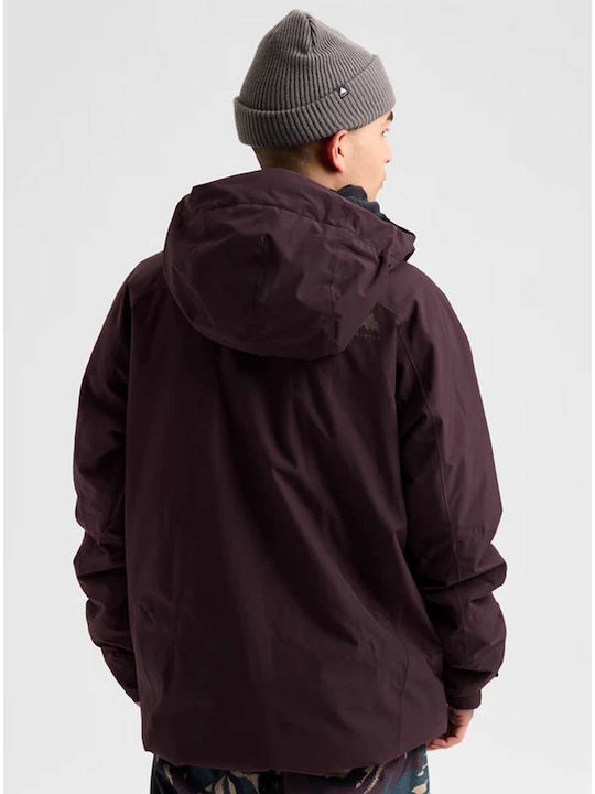 Burton Reserve 2l Insulated 302531-E5C Ανδρικό Μπουφάν για Σκι & Snowboard Μωβ