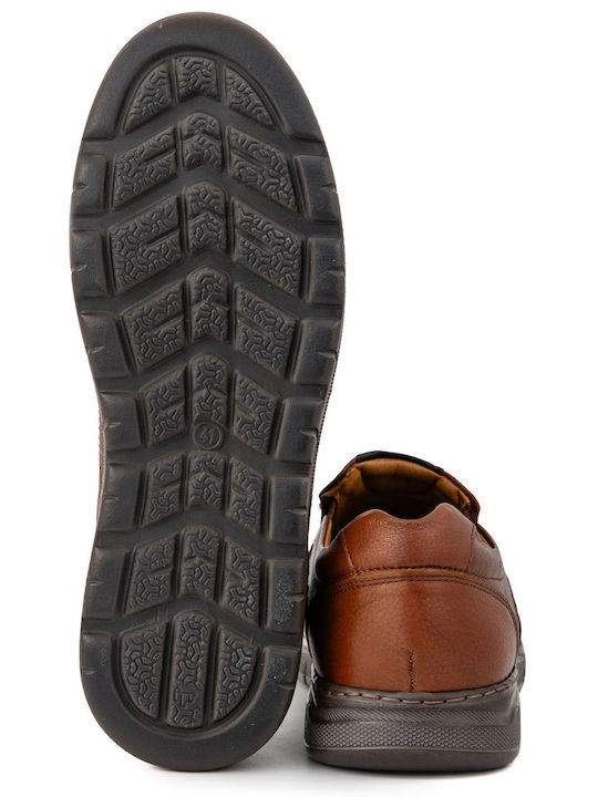 Leather Men's Casual Shoes Tabac Brown 16A-Tabac Brown