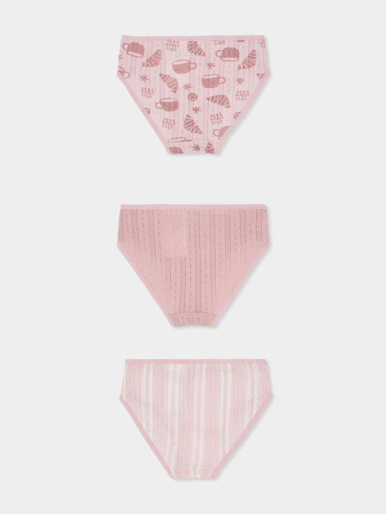 Boboli Set de Chiloți pentru Copii 3 Bucăți Pink