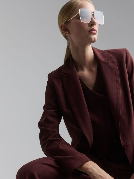Namaste Women's Blazer Wine