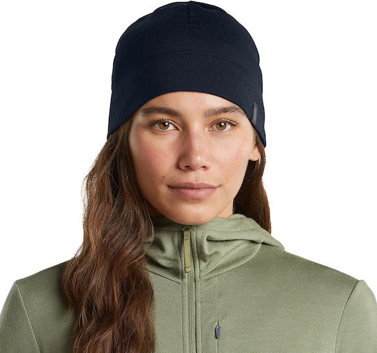 Unisex Knitted Beanie in Navy Blue