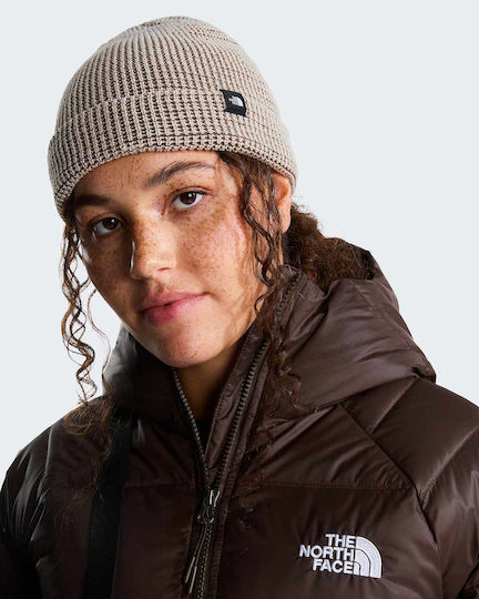 Fisherman Beanie Unisex Knitted Beanie in Brown
