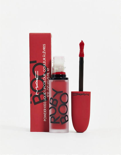 M.A.C Powder Kiss Ruby's Crew Υγρό Κραγιόν Velvet Ruby's Crew Ruby Boo 5ml