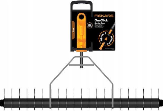 Fiskars 1080679 Lawn Aerator Rake with Handle