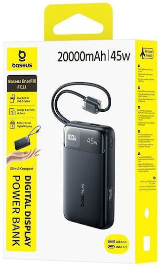 Baseus Enerfill FC11 Power Bank 20000mAh 45W Black