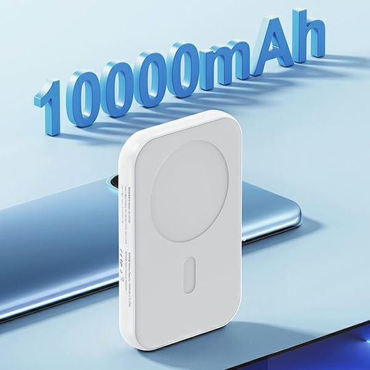 Usams PB66 Powerbank 10000mAh MagSafe 10000mAh Power Delivery Λευκό
