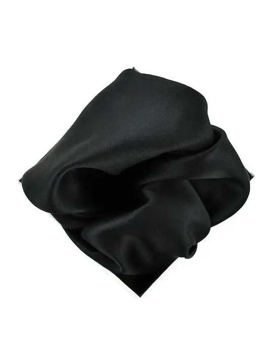 Men's Black Pocket Square