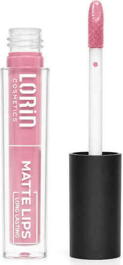 Lorin Soft Matte Υγρό Κραγιόν Matte 503 Fuchsia