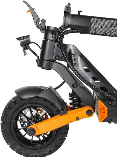 KuKirin G2 Pro VMP Trotinetă Electrică cu Viteză Maximă de 25 km/h și Autonomie de 65 km în Culoare Neagră