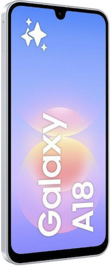 Samsung Galaxy A18 Dual-SIM (4/128 GB) Silber