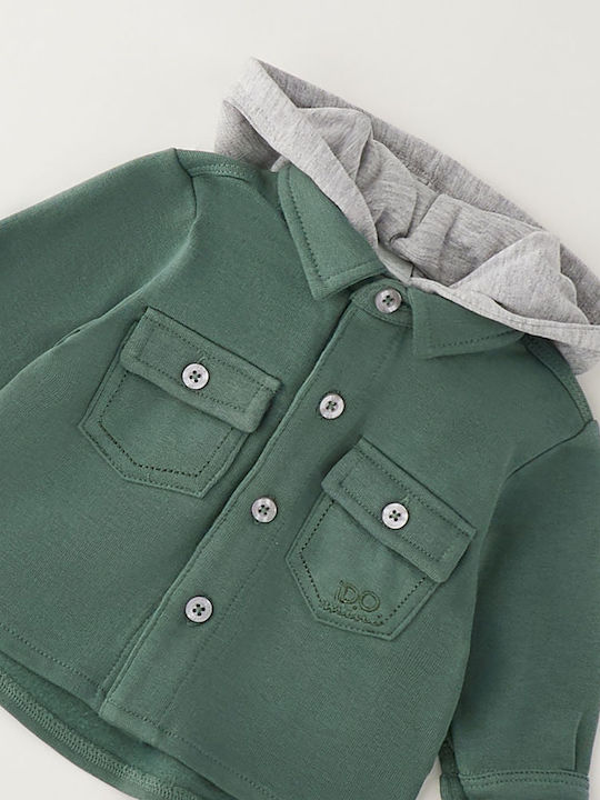 Kinderhemd Langärmelig Army Green