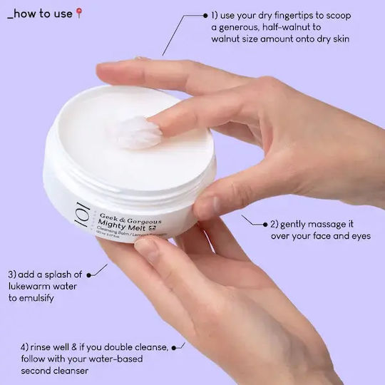 Geek & Gorgeous Mighty Melt 100 ml Cleansing Balm