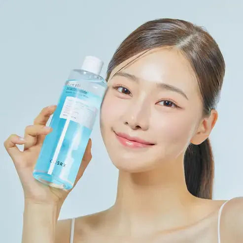 Cosrx Low-pH Niacinamide Micellar Wasser Make-up-Entferner für das Gesicht mit feuchtigkeitsspendender und öligkeitsregulierender Wirkung Reisegröße 100 ml