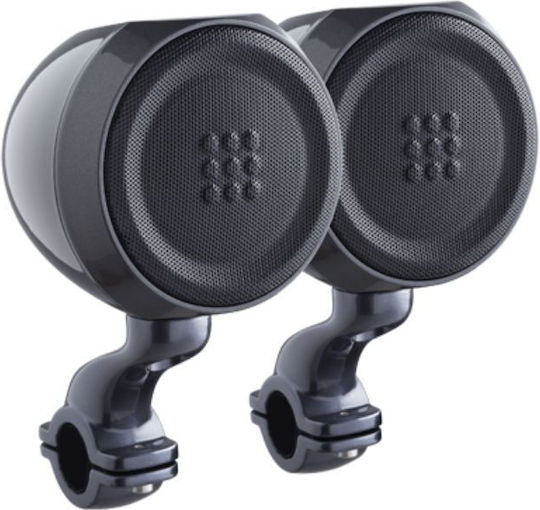 PowerBass Set Marine-Lautsprecher Pod Wasserdicht mit 50W RMS Schwarz