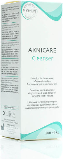Synchroline Aknicare Lichid Demachiant Facial Pentru Controlul Sebumului și Împotriva Imperfecțiunilor 200ml