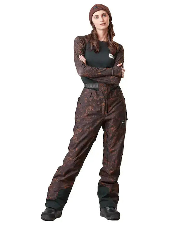 Picture Organic Clothing I-004821-2116 Pantaloni de Schi și Snowboard pentru Femei Maro