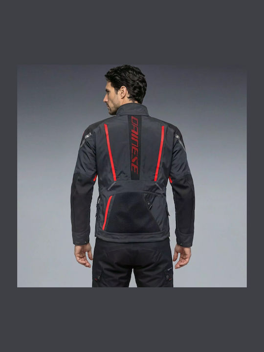 Dainese Super Expedition Men's Riding Jacket 4 Seasons Waterproof Black/Red