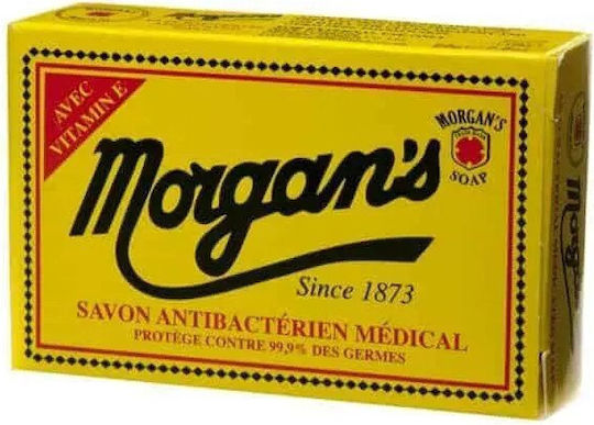 Morgan's Antibacterial Medicated Soap Facial Cleansing Soap Bar with Moisturizing Action 80gr