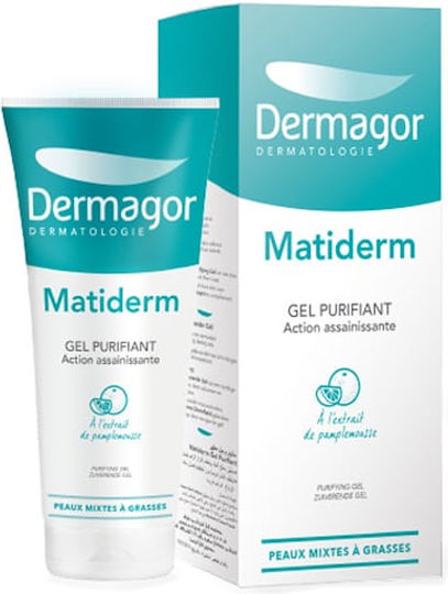 Matiderm Face Cleansing Gel for Oil Control & Moisturizing Action 200ml