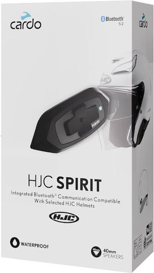 Cardo HJC Spirit Единичен интерком за Мотоциклетна Каска с Bluetooth