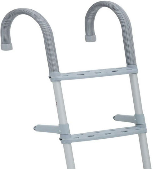 Eval Bootsleiter mit 2 Stufen Aluminium 2-stufige Leiter
