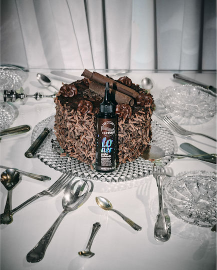 Vegan Hair Toner Without Ammonia & Hydrogen Peroxide, Dark Chocolate, Dark Brown Shade, 100ml