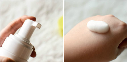 Cosnature 3in1 Schaumstoff Gesichtsreiniger Zitrone Und Melissa Für Kontrolle der Fettigkeit 150ml