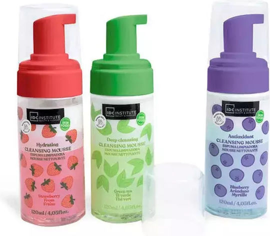 IDC Institute Strawberry Facial Cleansers Foam with Antioxidant and Oil Control Action 120ml
