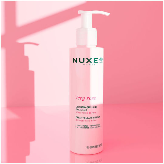 Nuxe Very Rose Facial Makeup Remover Emulsion with Soothing & Moisturizing Action 200ml