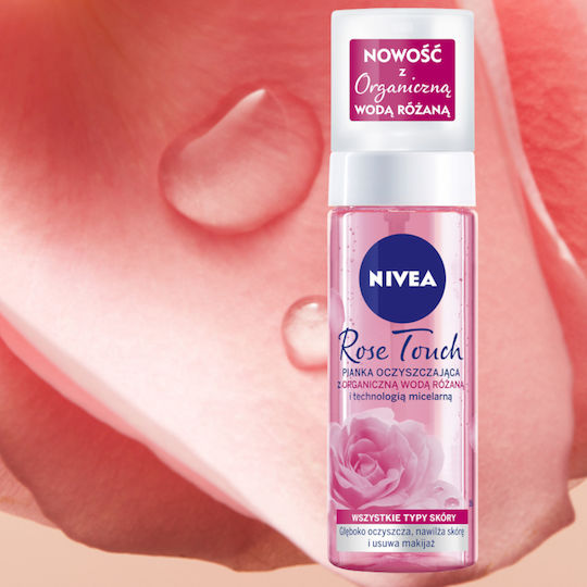 Nivea Rose Touch Αφρός Καθαρισμού Προσώπου 150ml