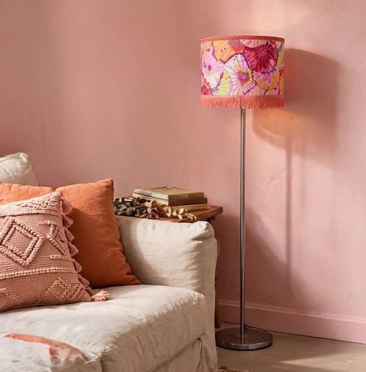 Oxygen Giant Pink Floor Lamp with Socket for Bulb E27 Pink