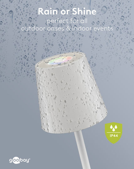 Goobay LED Floor Lamp H122cm with RGBW Light 260lm White