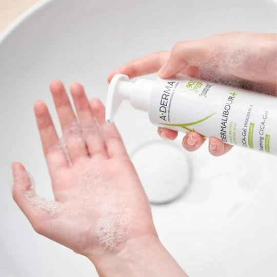 A-Derma Dermalibour+ Cica Face Cleansing Gel with Soothing Action 200ml