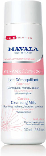 Mavala Switzerland Clean & Comfort Caress Cleansing Milk Cleansing Emulsion for Skin 200ml