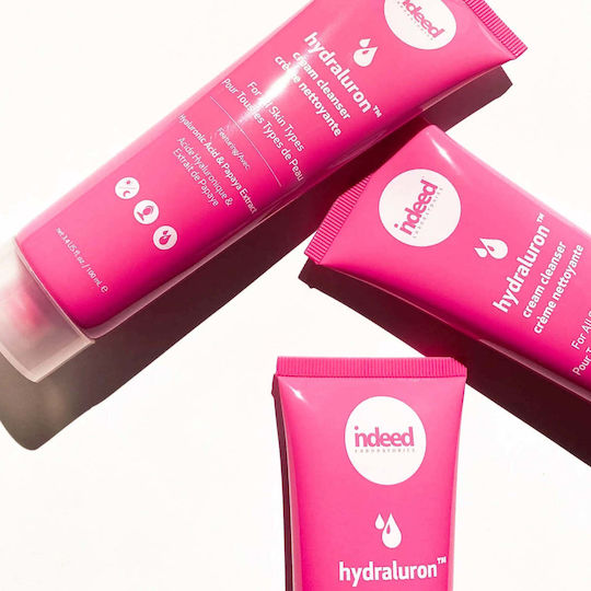 Indeed Labs Hydraluron Cremă Demachiantă Facială cu Acțiune Hidratantă și de Strălucire 100ml