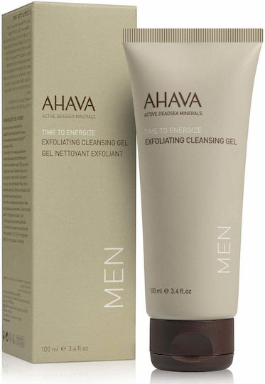 Ahava Time To Energize Gel de Curățare a Feței pentru Bărbați cu Acțiune Hidratantă 100 ml