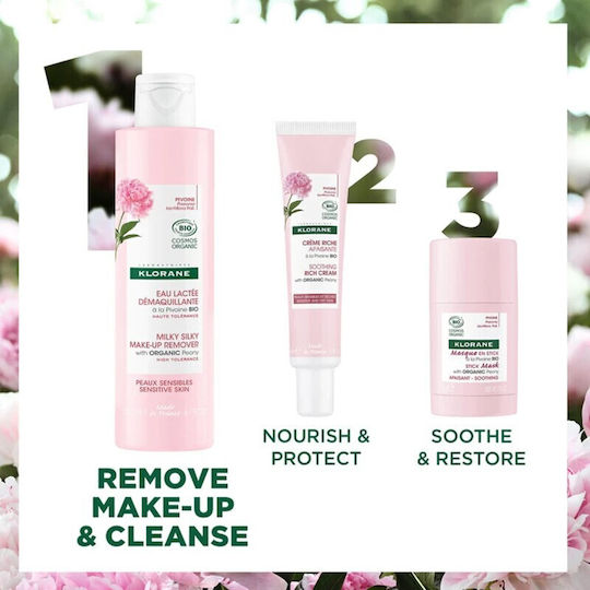 Klorane Milky Silky Facial Cleanser Emulsion for Brightening and Soothing Action 200ml