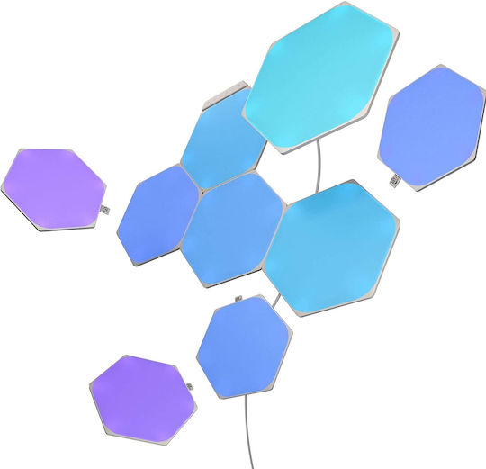 Nanoleaf Dekorative Leuchte Shapes Hexagons Starter Kit LED 9 Stk.