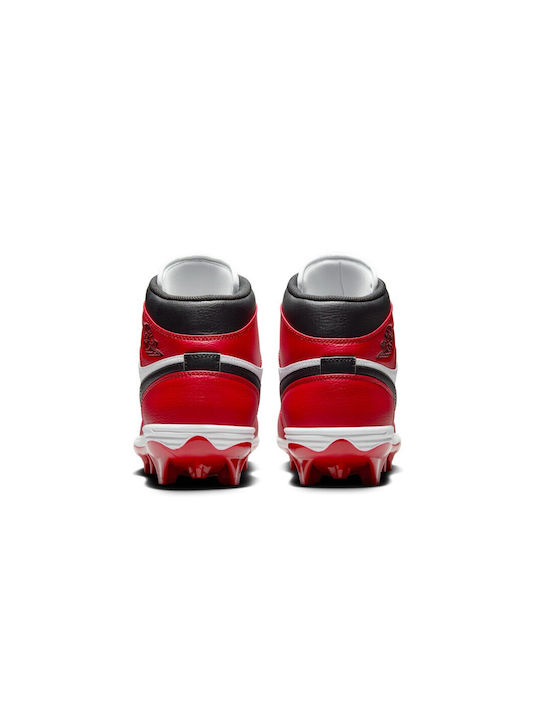 1 Mid TD Cleat Chicago Pantofi Sport Rugby Roșii Pentru Bărbați