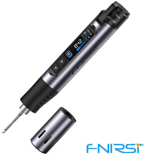 Fnirsi Hs-03 Ασύρματο Ηλεκτρικό Κολλητήρι Σταθερής Θερμοκρασίας 0,96 Ιντσών Κιτ Εργαλείων Κολλητηρίου Μίνι Επισκευής