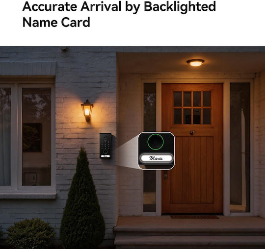 Imou Vdp7 Smart Wi-Fi 6 Dual-Band 2.4/5 GHz 2-Wire Home Intercom Camera 5MP 3K AI 7″ Touchscreen Display