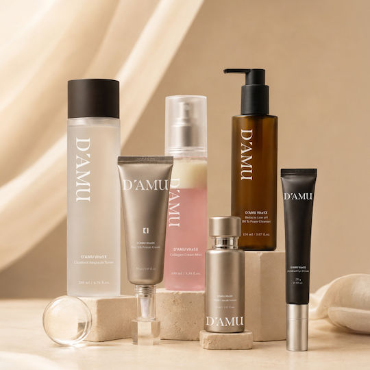 D'amu Lichid Tonifiant Pentru Față cu Centella Asiatica, Ceramide & Vitamina C 200ml