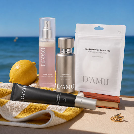D'amu Lichid Tonifiant Pentru Față cu Centella Asiatica, Ceramide & Vitamina C 200ml