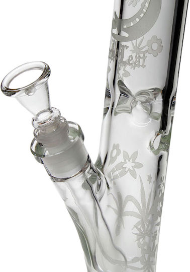 Black Leaf Bong 350mm Διάφανο