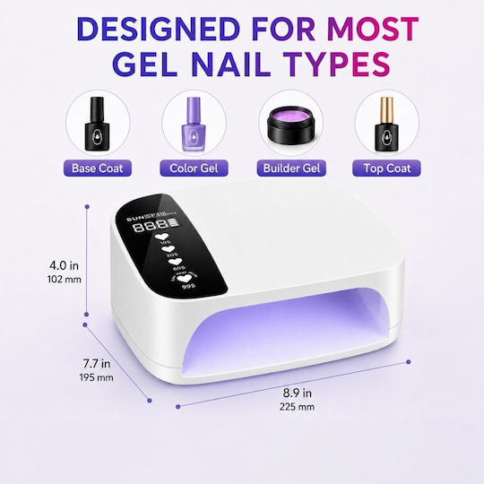 SUN ONE UV UV/LED-Nagellampe 168 W