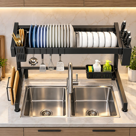 Timeless Tools Στραγγιστήρι Νεροχύτη Μεταλλικό Μαύρο 65x26x56cm Timeless Tools Στραγγιστήρι Νεροχύτη Μεταλλικό Μαύρο 65x26x56cm